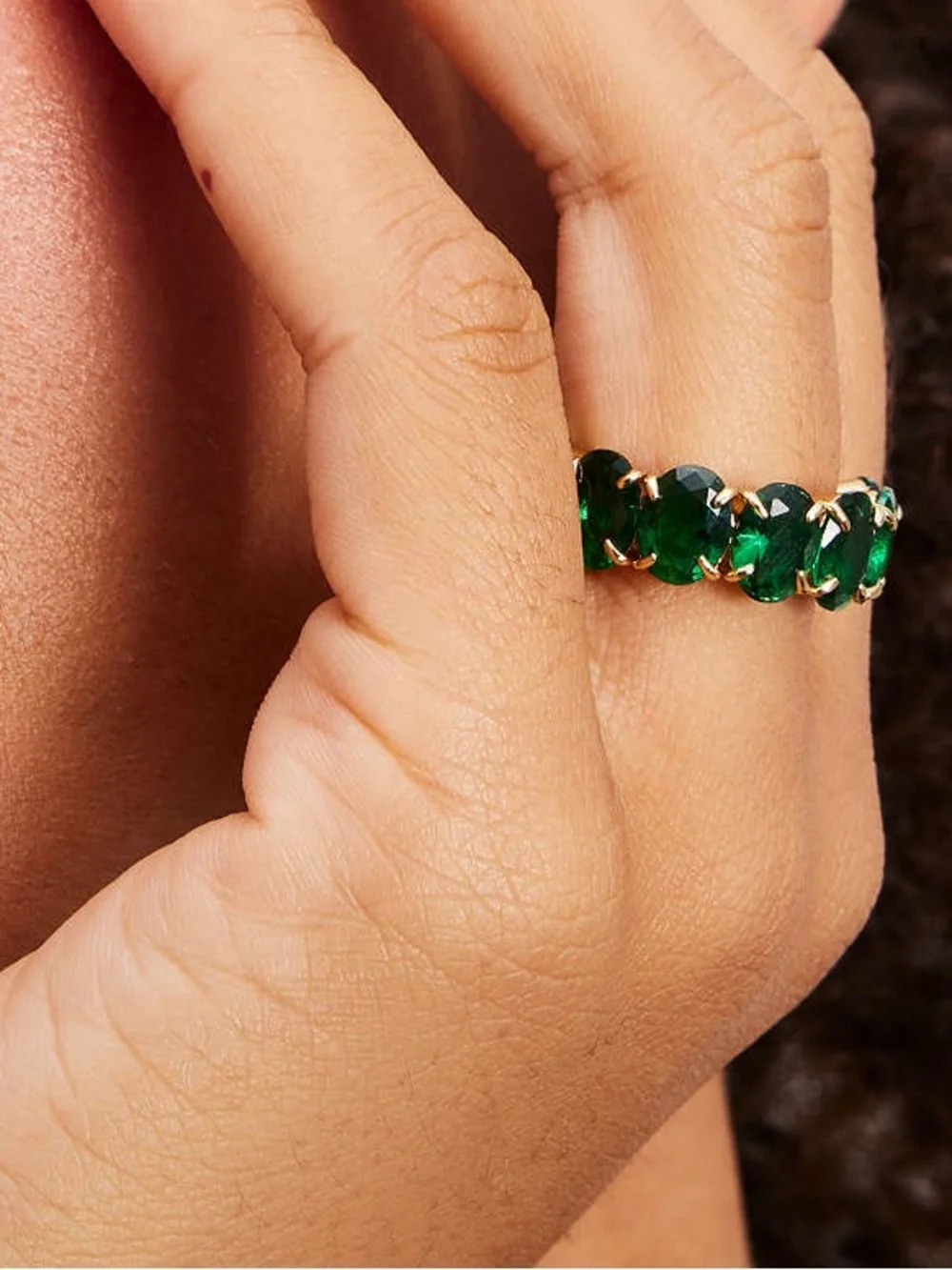 $98 Kate Spade Candy Shop Oval Ring green Size 6